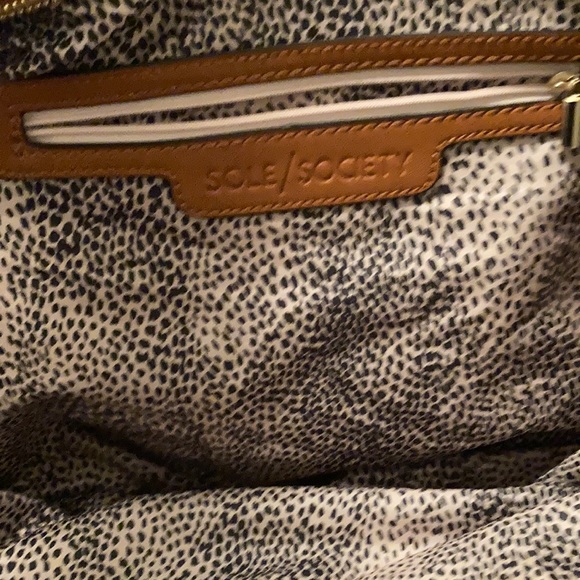 Sole Society | Oversize Millie Stripe Fabric Tote - Picture 2 of 8